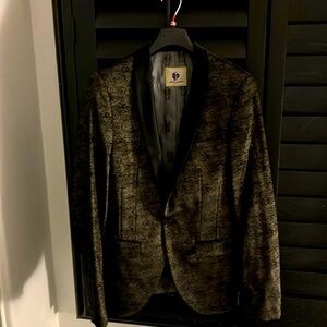 Men’s dinner jacket gold/black (Noose & Monkey)